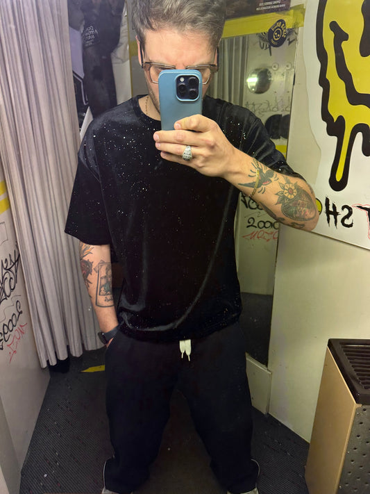 T-shirt Vegas ciniglia brillant