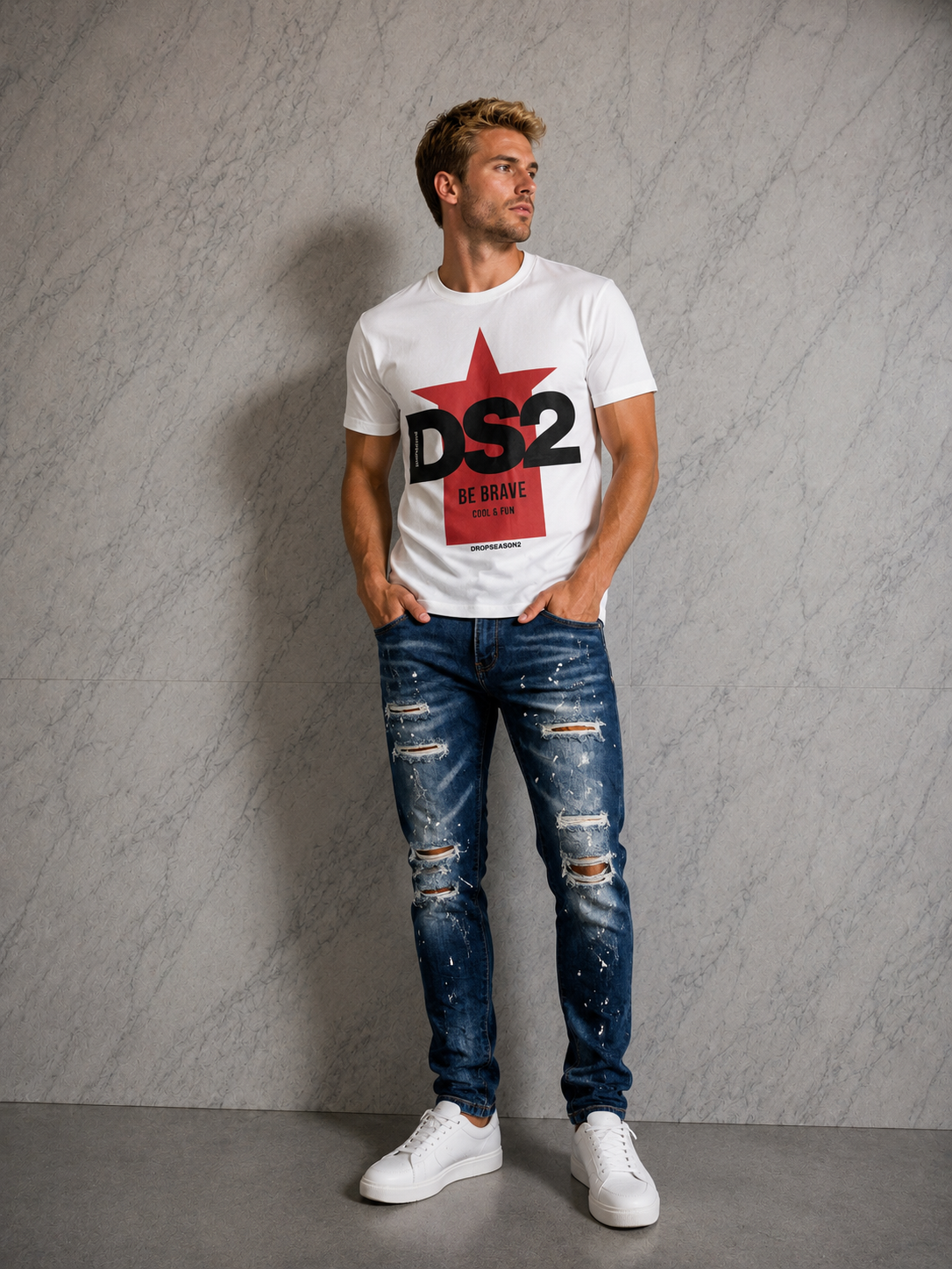 T-shirt DS2 acero