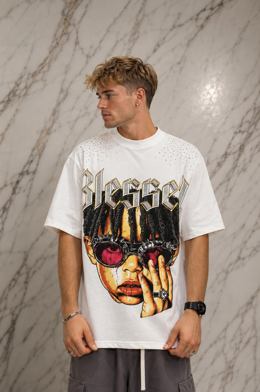 T-shirt blessed