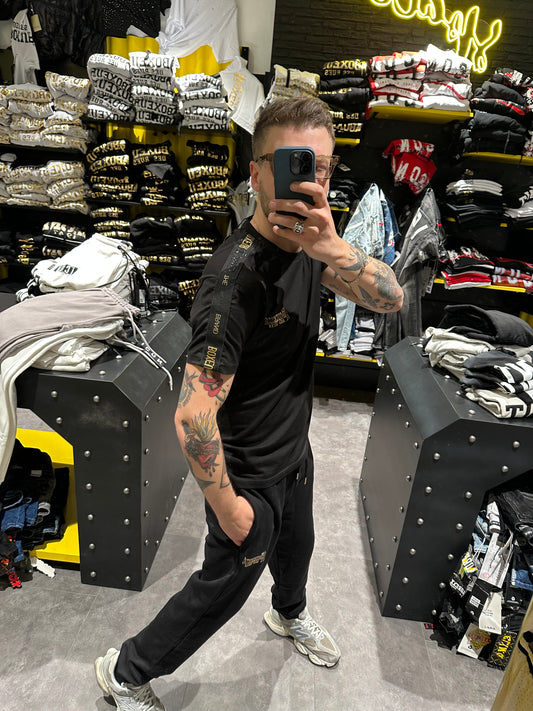 T-shirt boxeur linear gold