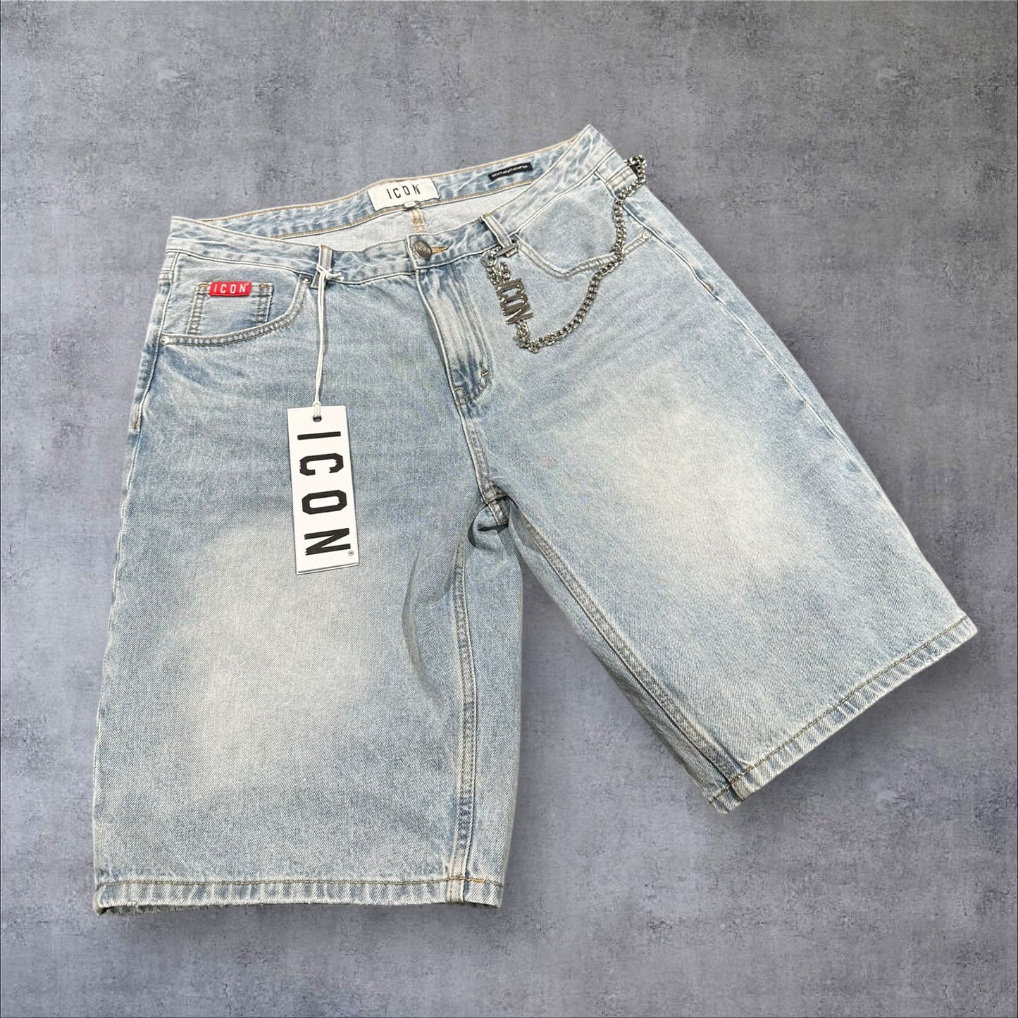 Short icon logo back