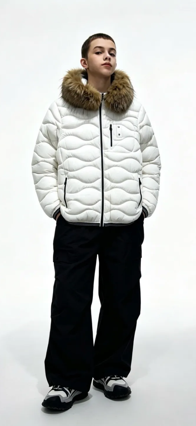 JACKET Kids bomber con pelo