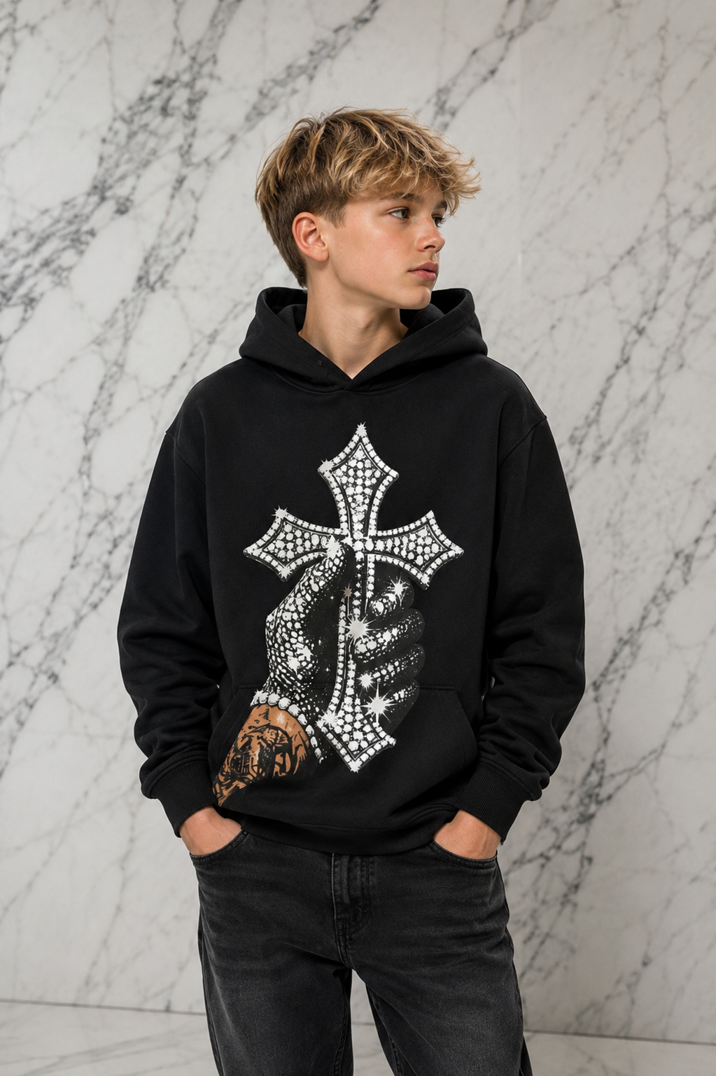 Felpa rap cross