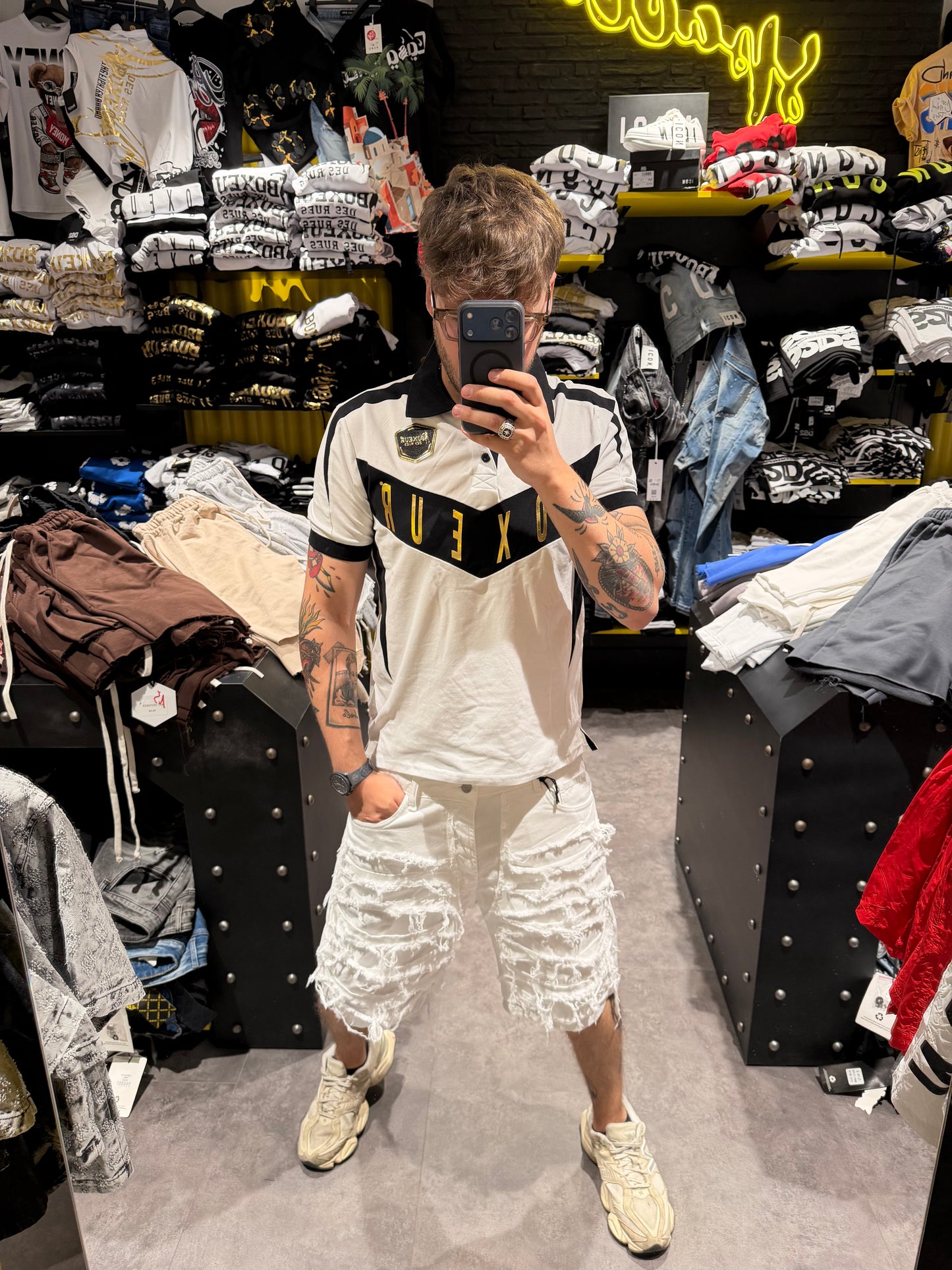 Jeans trapking short