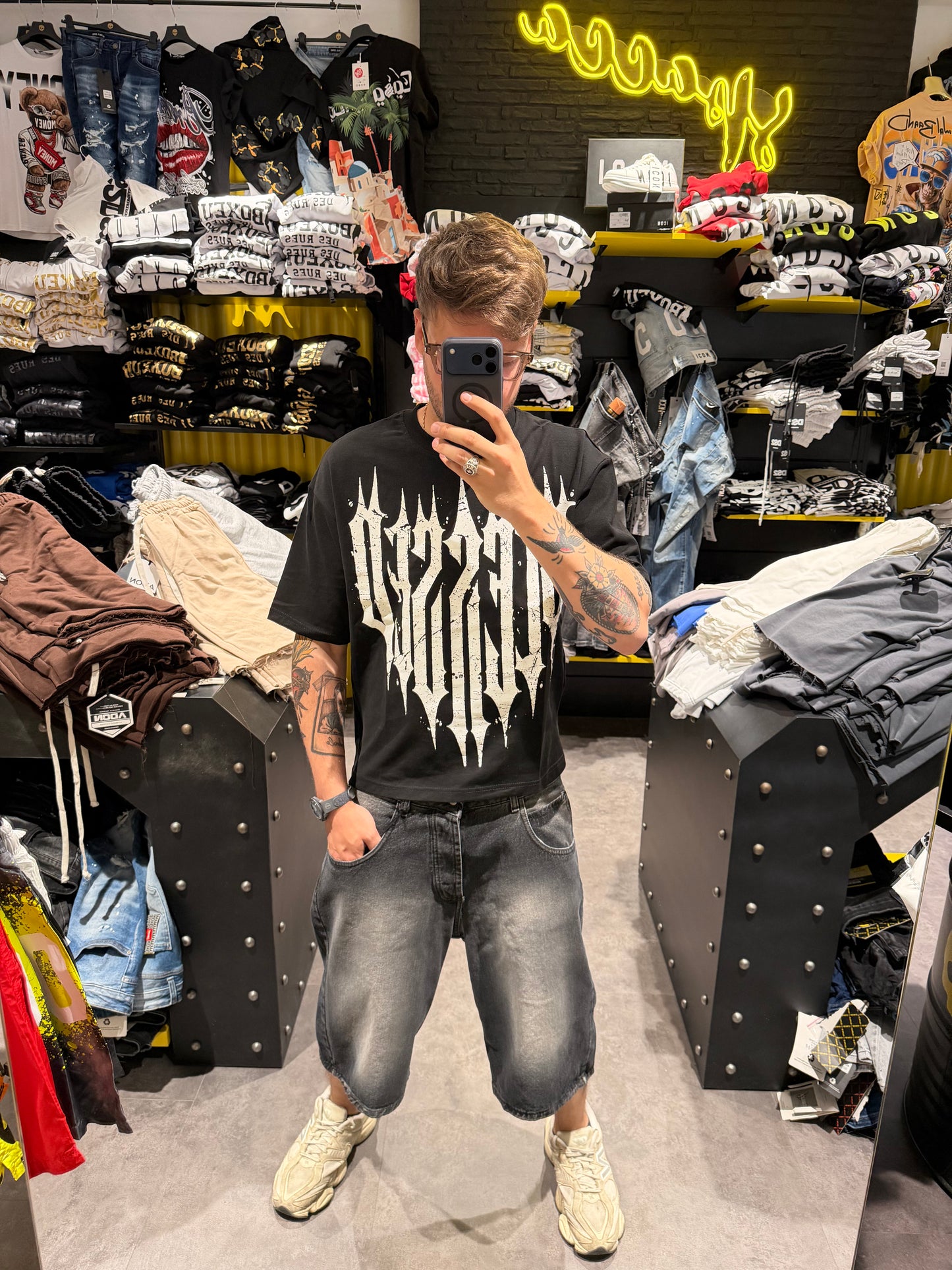 T-shirt blessed crop