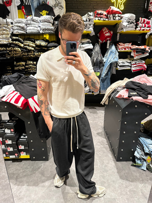 Panta balloon lino black