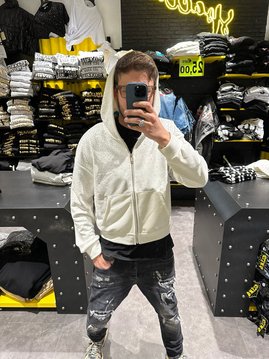 Felpa Vegas effetto crop