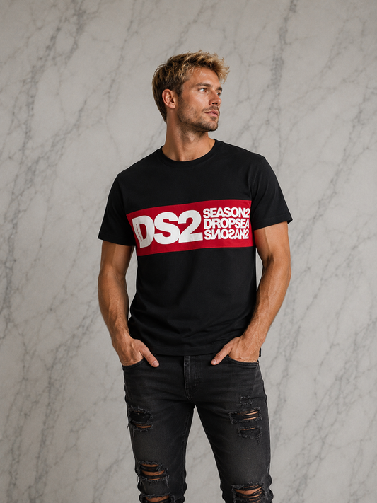T-shirt DS2 fascia rossa